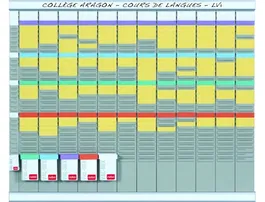 Planificador Semanal Nobo Plateado Aluminio