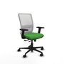 PIQUERAS Y CRESPO Silla de oficina Haches con mecanismo Sincro/Traslack, Verde y Blanco