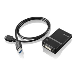 Lenovo Adaptador de Monitor USB 3.0 a DVI/VGA