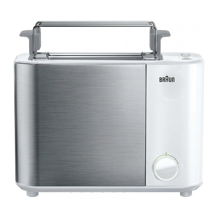Braun HT 5015 WH weiß ID Frühstückskollektion Toaster Sandwich Braun HT 5015 WH weiß ID Frühstückskollektion Toaster Sandwich