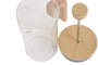 DKD Home Decor Cafetera Basicos Transparente Natural 350ml 7.5x17x12cm