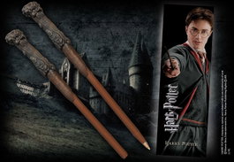 Noble Collection Set de Bolígrafo Varita y Marcapáginas Harry Potter Albus Dumbledore