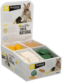 Ferplast Goodbite Snack Masticable Tiny & Natural para Roedores, 48 unidades