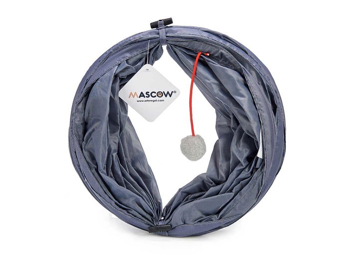Mascow Túnel para Gatos Gris 90 x 25 x 25 cm (Set de 24) Mascow Túnel para Gatos Gris 90 x 25 x 25 cm (Set de 24)