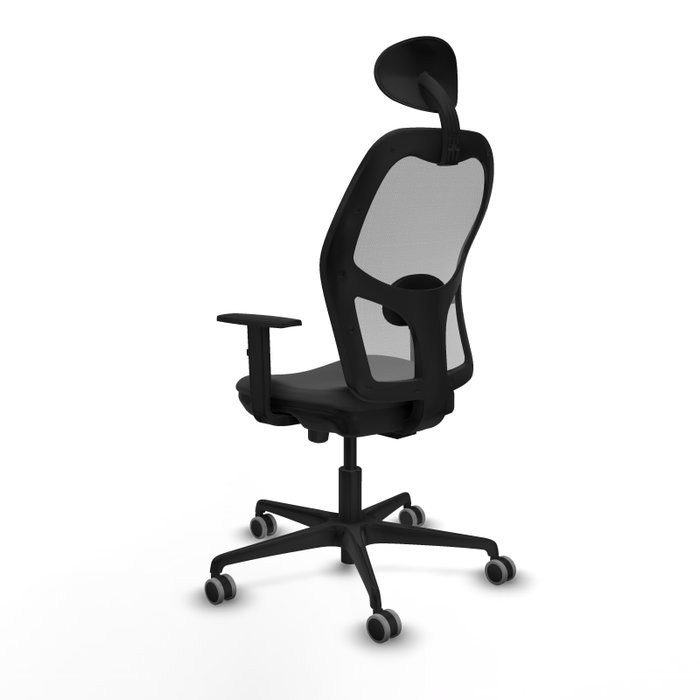 PIQUERAS Y CRESPO Silla de oficina Jorquera Gris con mecanismo Sincro/Traslack