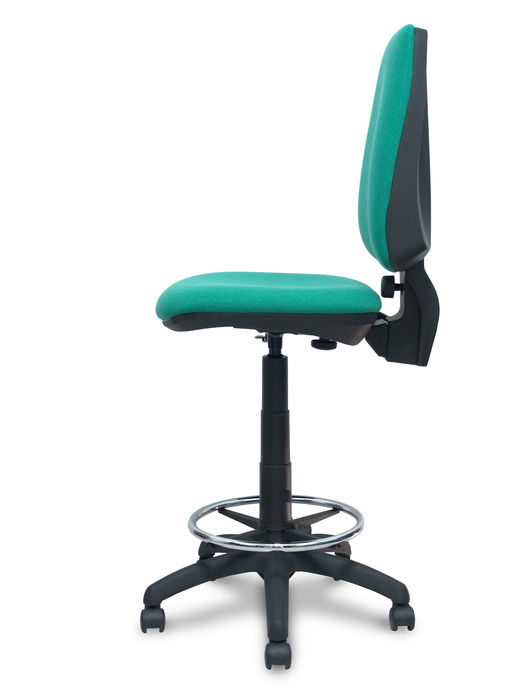 Taburete Piqueras y Crespo PB456RN Verde Esmeralda PVC