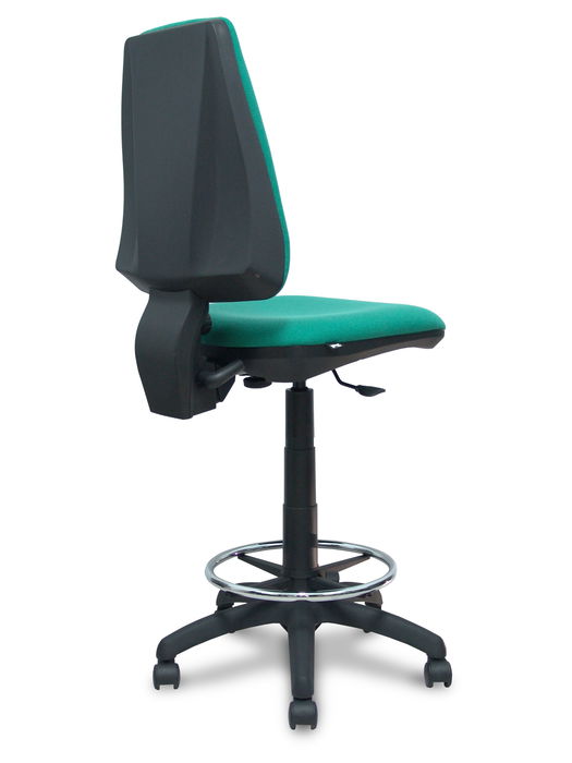 Taburete Piqueras y Crespo PB456RN Verde Esmeralda PVC