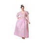 Disfraz Hada Madrina Rosa Mujer XL con Detalles Plateado