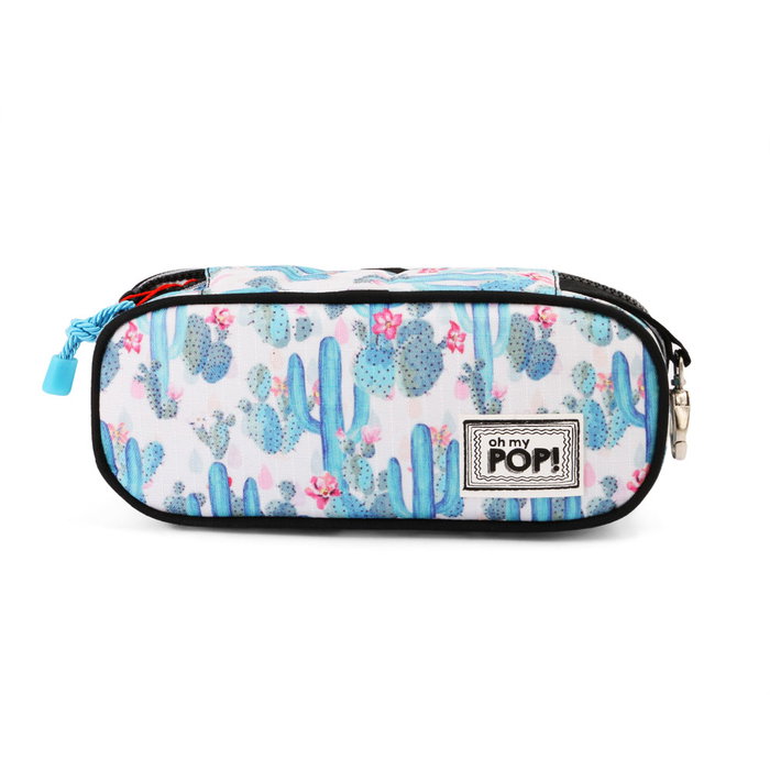 Estuche Portatodo Pencil Cactus Oh My Pop Verde