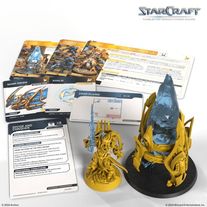 Archon Studio StarCraft TMG Héroe Set de Expansión Protoss: Artanis & Pylon Archon Studio StarCraft TMG Héroe Set de Expansión Protoss: Artanis & Pylon