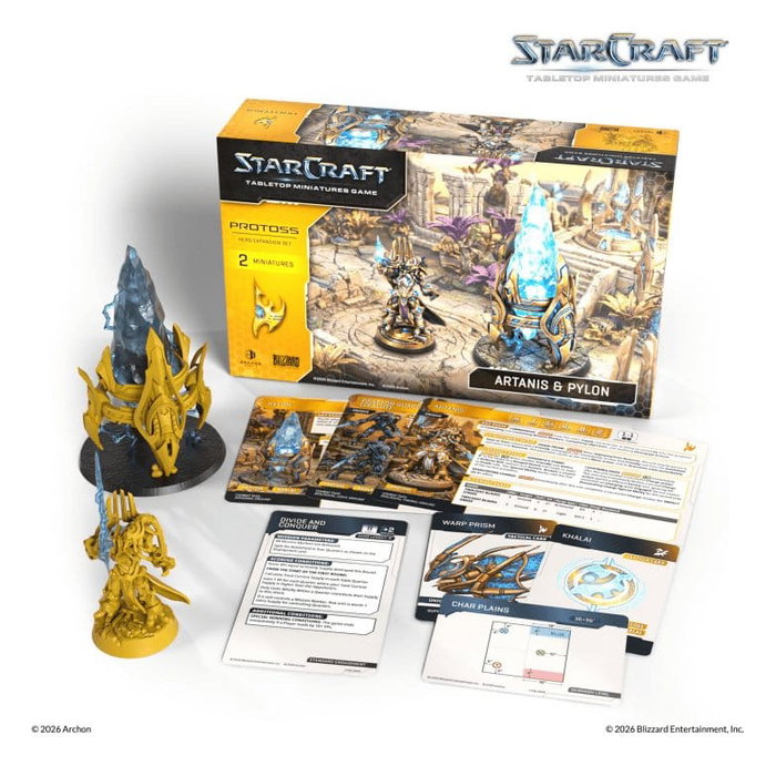 Archon Studio StarCraft TMG Héroe Set de Expansión Protoss: Artanis & Pylon Archon Studio StarCraft TMG Héroe Set de Expansión Protoss: Artanis & Pylon