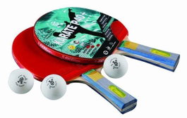 Ociotrends Set de 2 Palas y 3 Pelotas en Blister