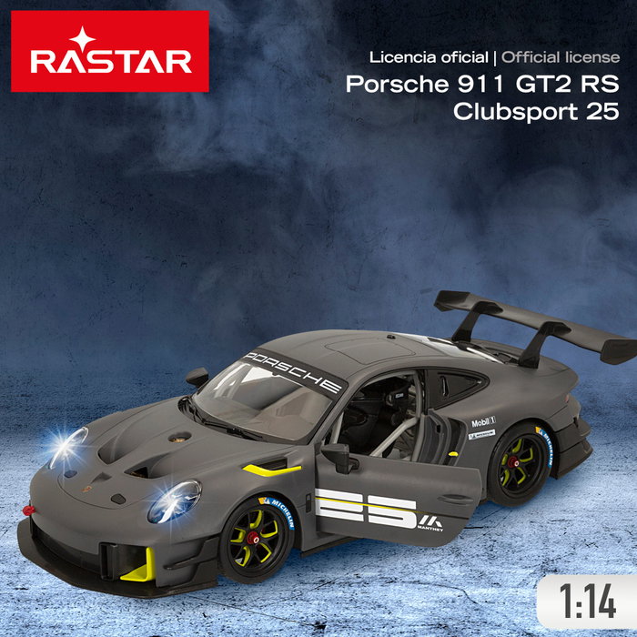 RASTAR Porsche 911 GT2 RS Clubsport 25 Teledirigido Gris 1:14