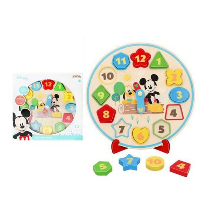 WOOMAX Reloj Baby Disney madera