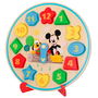 WOOMAX Puzzle Reloj de Madera Baby Disney Educativo para Niños +3 Años, 30 cm con 15 Piezas