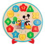 WOOMAX Puzzle Reloj de Madera Baby Disney Educativo para Niños +3 Años, 30 cm con 15 Piezas