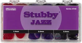 Dunlop Caja de 144 Púas Nylon Stubby Jazz - 3 Medidas
