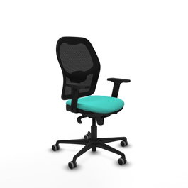 PIQUERAS Y CRESPO Silla de oficina Jorquera, Sincro, Turquesa y Negro