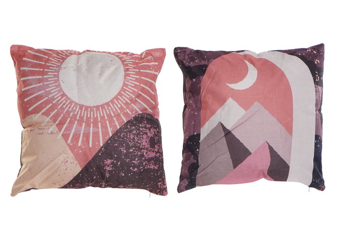 DKD Home Decor Cojín de Poliéster Montañas 45x10x45 cm Surtido 2 DKD Home Decor Cojín de Poliéster Montañas 45x10x45 cm Surtido 2