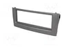 PER.PIC. Bastidor de montaje de radio Fiat 1 DIN gris