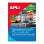 APLI Etiquetas Autoadhesivas Removibles Blancas 48,5x25,4 mm A4