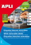 APLI Etiquetas Autoadhesivas Removibles Blancas 48,5x25,4 mm A4