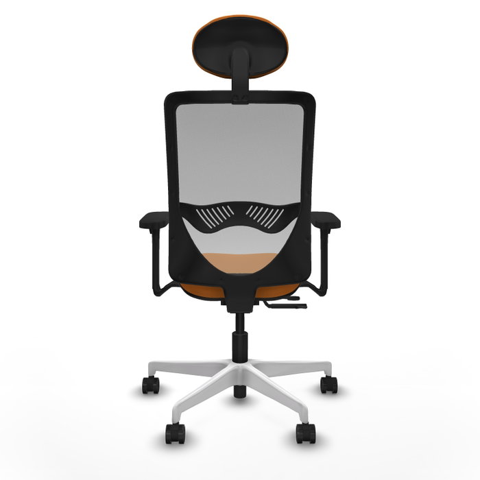 PIQUERAS Y CRESPO Silla de oficina Zulema con mecanismo Sincro/Traslack, Naranja y Gris PIQUERAS Y CRESPO Silla de oficina Zulema con mecanismo Sincro/Traslack, Naranja y Gris