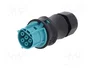 WIELAND Conector Industrial Redondo RST Hembra de 5 Pines, 250V, Azul Turquesa