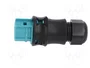 WIELAND Conector Industrial Redondo RST Hembra de 5 Pines, 250V, Azul Turquesa