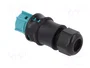 WIELAND Conector Industrial Redondo RST Hembra de 5 Pines, 250V, Azul Turquesa