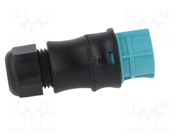 WIELAND Conector Industrial Redondo RST Hembra de 5 Pines, 250V, Azul Turquesa