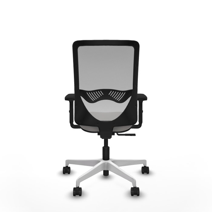 PIQUERAS Y CRESPO Silla de oficina Zulema con mecanismo Sincro, Blanco y Gris PIQUERAS Y CRESPO Silla de oficina Zulema con mecanismo Sincro, Blanco y Gris
