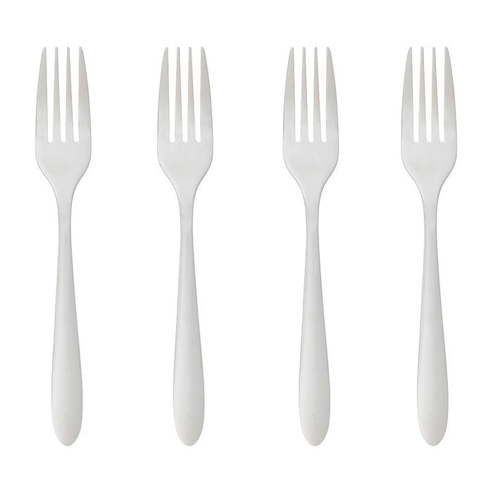 Secret Of Gourmet - Juego de 4 Tenedores de Acero Inoxidable 18/0, 20 cm, Cubiertos de Mesa