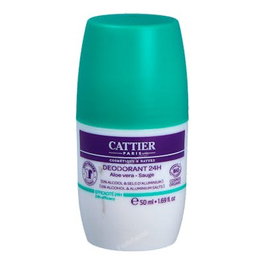 Cattier Desodorante Roll-On 24H Sin Alcohol Ni Sales De Aluminio 50Ml