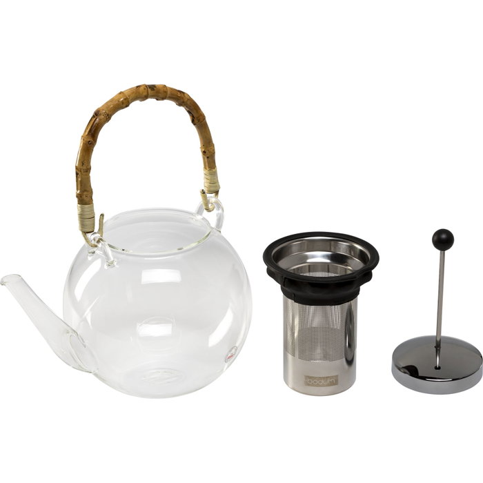 Bodum Assam Tetera con Mango de Bambú 1,5 Litros