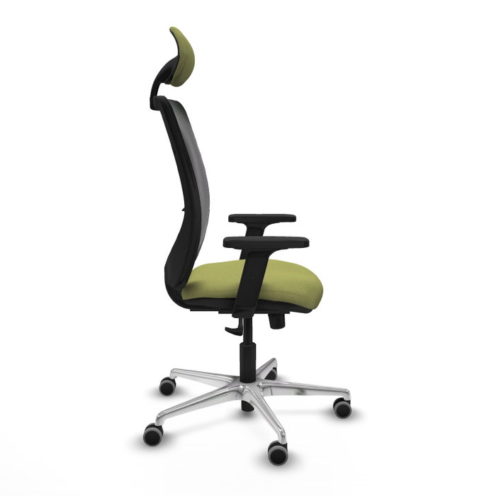PIQUERAS Y CRESPO Silla de oficina Zulema Verde oliva con mecanismo Sincro PIQUERAS Y CRESPO Silla de oficina Zulema Verde oliva con mecanismo Sincro