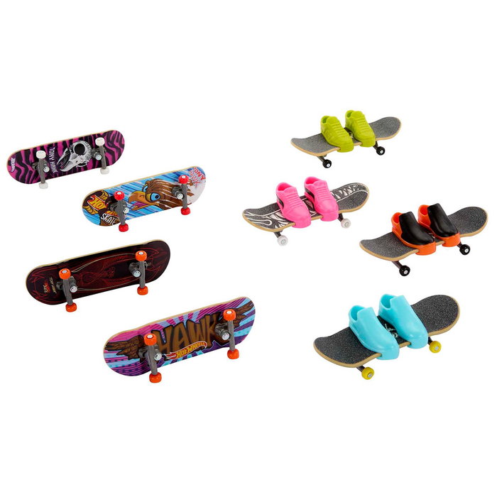 Hot Wheels Pack 8 Tablas Skate Y 4 Zapatillas Hmy19 Temática Tony Hawk Hot Wheels Pack 8 Tablas Skate Y 4 Zapatillas Hmy19 Temática Tony Hawk