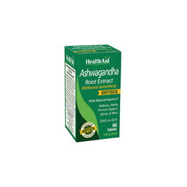 HEALTHAID Ashwagandha con Vitamina E 60 comprimidos