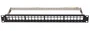 Lanberg Panel de conexiones en blanco 24 puertos 1U 19" FTP Negro