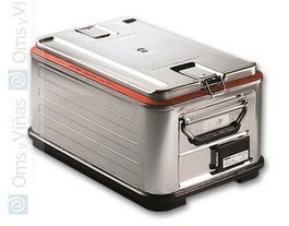 RIEBER Thermoport Inox 100 - Cámara de Transporte en Acero Inoxidable sin Resistencias para Almacenaje