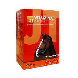 Jt pharma JT- Vitamina K1 Caballos 60 Snack 4 gr