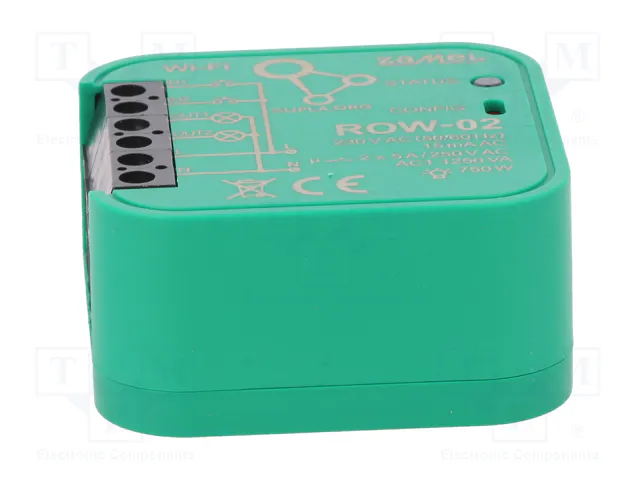 ZAMEL SUPLA Controlador de 2-canales Smart Home WiFi