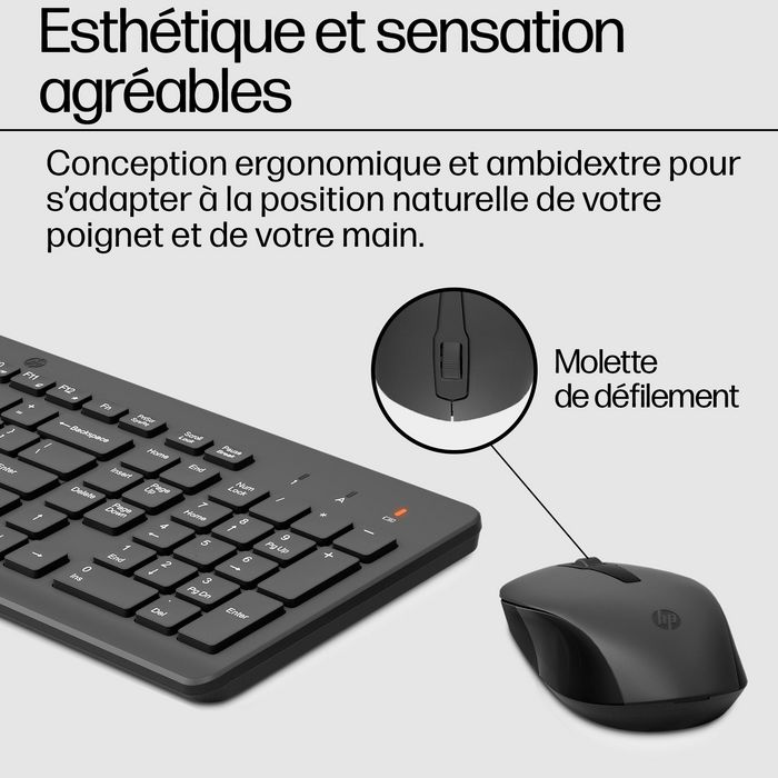 HP 330 Keyboard and Mouse Set - SWISS Black HP 330 Keyboard and Mouse Set - SWISS Black