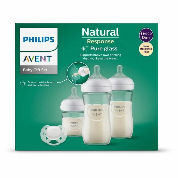 Philips Avent Kit de Biberones Natural Response para Recién Nacido SCD878/11