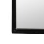 Espejo Negro Metal-Cristal Decoración 40 X 1,50 X 125 cm