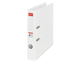 Esselte Archivador de Palanca n.º 1 Din A4 Color Blanco Cartón Forrado Lomo 50 mm