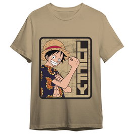 TOEI ANIMATION Camiseta One Piece Adulto Monkey D. Luffy Talla M 100% Algodón 165gr