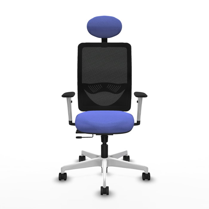 PIQUERAS Y CRESPO Silla de oficina Zulema Azul claro con mecanismo Sincro/Traslack PIQUERAS Y CRESPO Silla de oficina Zulema Azul claro con mecanismo Sincro/Traslack