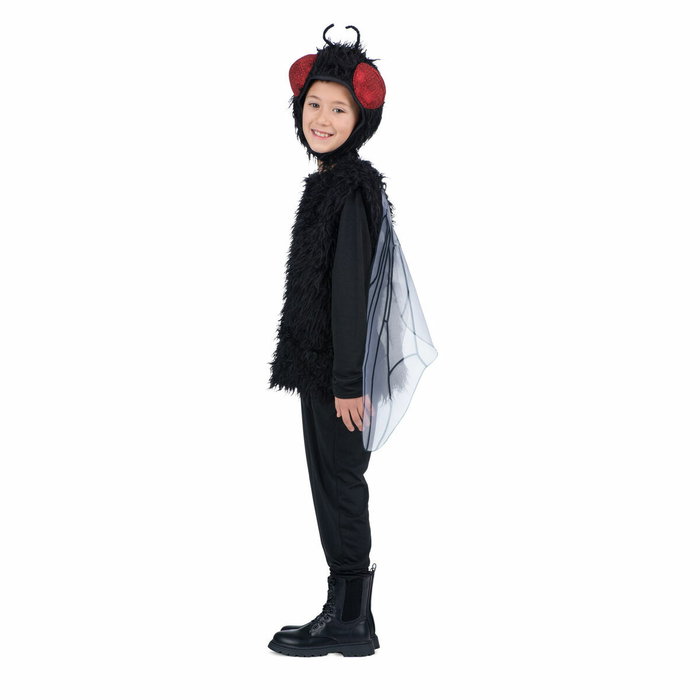 My Other Me Disfraz Mosca con Gorro, Top y Alas Talla 7-9 Años