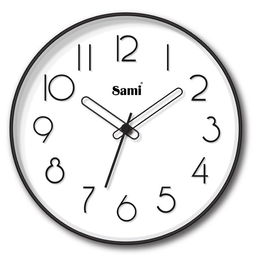 SAMI HQ Reloj de Pared Redondo 30cm Negro | Modelo TAIWAN